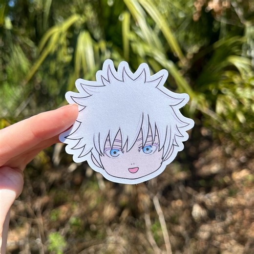 Chibi Honored One Anime Sticker | Glitter Manga Sticker for Laptop, Kindle, Water Bottle - Etsy