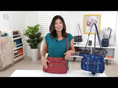 Lug Medium Crossbody with RFID - Shimmy SE on QVC