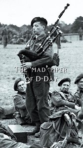 Today marks the 82nd anniversary of D-Day, one of the most significant and costly military operations in history. Among the thousands of men who landed on the beaches of Normandy on 6 June 1944 was a young Scotsman named Bill Millin. Armed with no rifle and wearing no helmet, he carried only his bagpipes. As bullets flew across Sword Beach and soldiers fought for their lives, Bill marched through the chaos playing the pipes at the request of Lord Lovat. Later, he continued inland with the comman