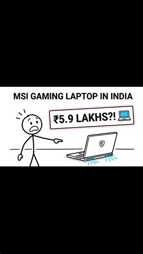 6 Lakhs for a laptop? #gaming #laptop #pcgaming #india #opinion #trending #gamingprocessor #msi
