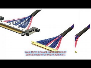micro-coax bundle Taiwan factory 20633-250T-01S lvds cable for car LVDS Micro Coaxial Cable Manufact
