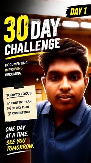 Day 1 of My 30-Day Challenge | Planning 30 Days of Consistency & Focus
