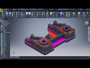Aircraft Bracket Tutorial dari Inventor Professional 2026 #solidworks #inventor2026 #download #cad