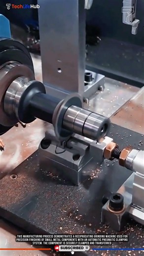 Reciprocating Grinding Technology: Precision Component Finishing, Automatic Pneumatic Clamping #tech