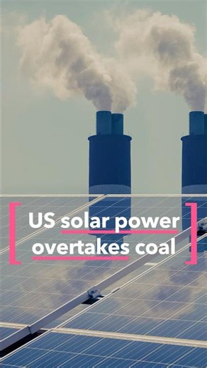 US solar power overtakes coal