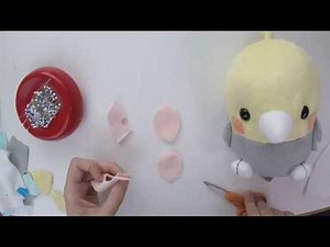 How to make plush: Sewing bird feet