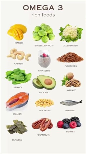 Omega 3 foods: Ultimate heart & brain boost - Top 10 Picks #healthtips #healthyfood #omega3