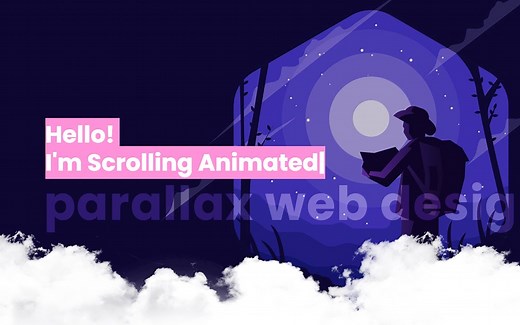 视差滚动动画HTML网站设计教程[代码]