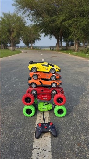 Racing King Remote Control Two Rc Stunt Moka Car & Rc Four Lamborghini Car 🚖🚘