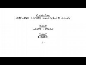 Percentage of Completion Part 1 Vi