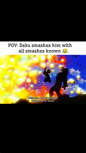 Deku introduced all the smashes lmao #mha #anime #fyp