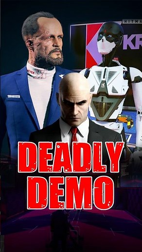 He Got Killed by His Own Robot! #hitman #agent47