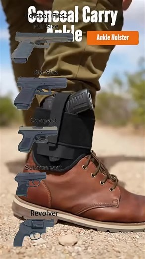 RapidDraw Ankle Holster: Comfort & Security Redefined