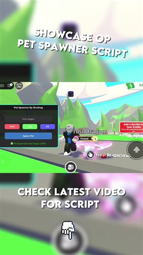 ADOPT ME SCRIPT 🔥 PET SPAWNER (LATEST UPDATE) NEW PETS! 🐾 #scriptadoptme #adoptme #roblox #freepet