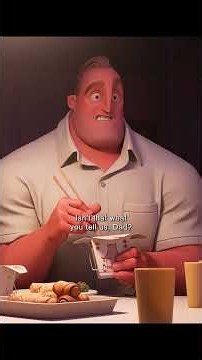 The Incredibles Family Dinner Argument Scene 🍽️💥