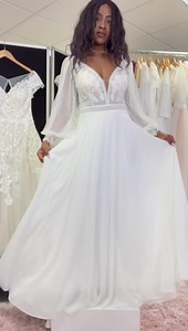 60K views · 472 reactions | This wedding gown is called ✨MADISON✨, feels fantastic and is perfect for the boho bride  | Fairygothmother | Facebook