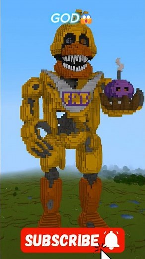 Minecraft FIVE NIGHTS AT FREDDY'S STATUE HOUSE BUILD CHALLENGE - NOOB vs PRO vs HACKER vs GOD