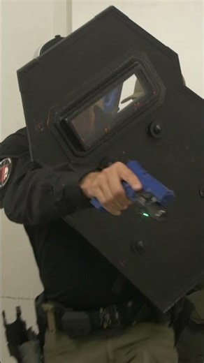 SHERIFF Tactical Team Breaches Doorway With Orange Shields! #shorts
