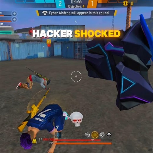 HACKER🤡 VS FLASH☠️ #shortsfeed #freefire #flash