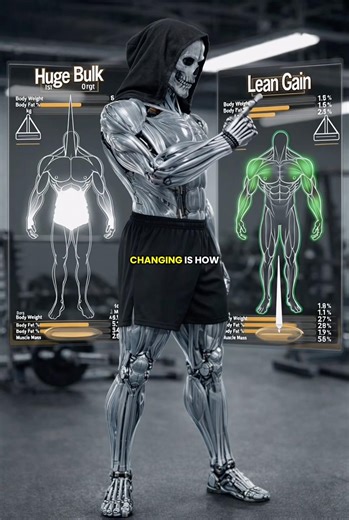 Lean bulk vs dirty bulk for muscle growth #gym #fitness #muscle #weightloss #nutrition