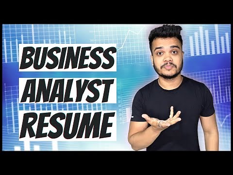 Resume for Business Analyst Role🕴 | How to Make Resume for Business Analyst Job?