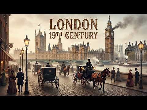 Exploring LONDON in 1800s in 11 minutes | 1800 to 1899 | AI Reconstruction