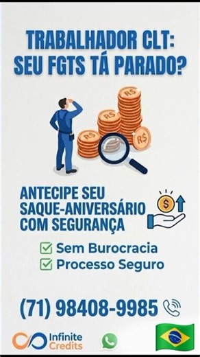 Trabalhador CLT: Seu FGTS está PARADO? Veja como LIBERAR!🇧🇷