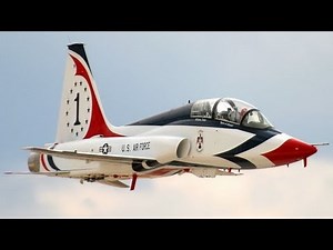 USAF Air Force Thunderbirds T-38 Talon Aircraft Introduction Video 1974