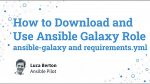 Download and Use Ansible Galaxy Roles - ansible-galaxy & requirements - Vulnerability scan Log4S