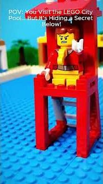 POV: You Visit the LEGO City Pool… But It’s Hiding a Secret Below!