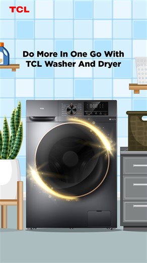 Clean smarter, not harder. ✨ TCL’s Washer and Dryer Combo makes laundry time a better time — both for you and your clothes. 🫧 Bring home a fresher a way to wash today. 🧺 https://www.tcl.com/my/en/washing-machines?washer-dryer #TCL #TCLMalaysia #WasherDryer #TCLWasherDryer #2In1Combo #SpaceSaver #LaundryMadeEasy #CompactLiving #SmartHome | TCL Electronics