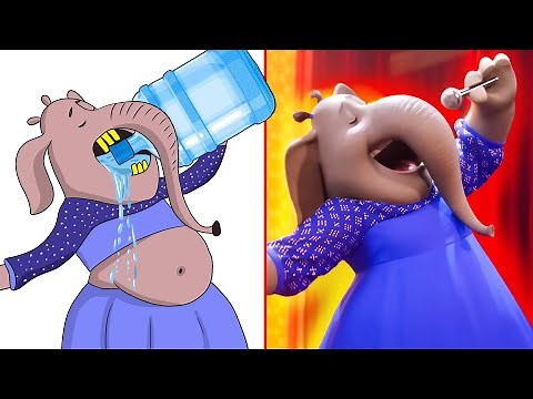 Sing - Meena Sings Scene Fandango Family Funny Drawing Meme
