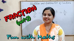 767K views · 50K reactions | Addition & Subtraction of Fraction / Class 3rd Basic Education UP Board | Mamta Ankit | Facebook