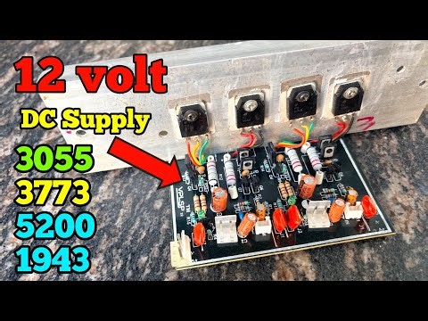 12volt DC supply Amplifier board 3055 3773 5200 1943 | Electronics Verma
