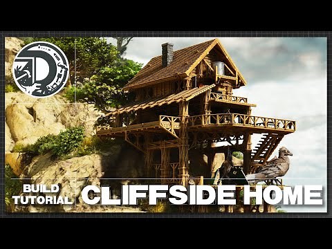 ARK: Survival Ascended | Cliffside Home | Build Tutorial