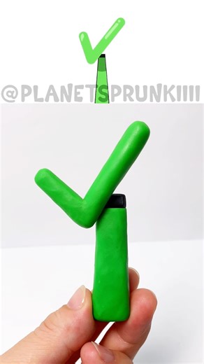 I Made Sprunki OC Checkmark Out Of Clay✅ #sprunki #incredibox #poppyplaytime #clay @PLANETSPRUNKIIII