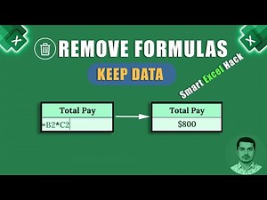 Convert Excel Formulas to Values — Instantly!