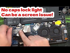 Dell Vostro, no charging, no power, a complex repair, no Caps lock can be a screen fault