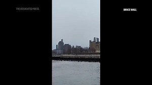 Video captures a helicopter crash in the Hudson River in New York City