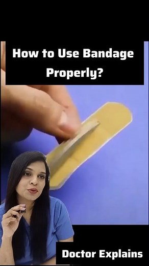 How to use Bandaid/ #drnalliramya #bandage #bandaid #woundhealing #woundcare #healing #health #wound