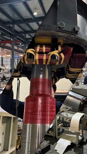 Generator Rotor Manufacturing.. #rotor #generator #electrician #electricalwork