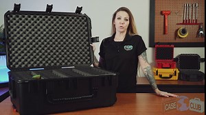 Case Club 32 Pistol Pre-Cut Waterproof Case with x2 Silica Gel to Help Prevent Gun Rust