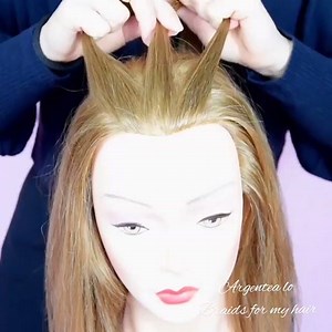 15M views · 20K reactions | Criss Cross French Braid By: Braids for my hair | MetDaan | Facebook