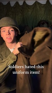 Go watch my full video on YouTube! This in a 1942 melton wool great coat used from 1927 until 1948. | past.wars.collecting