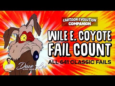 WILE E. COYOTE - All 641 Classic FAILS | Cartoon Evolution Companion