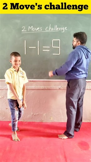 RaviRaj Master on Instagram: "2 Moves challenge #education #maths #school #student #school"