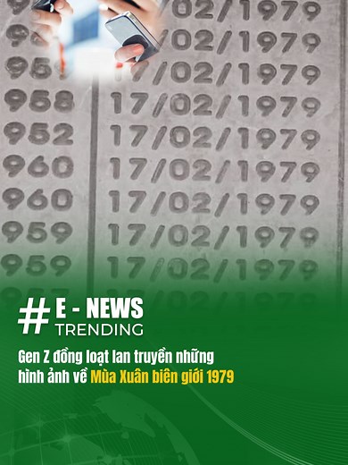 Gen Z đồng loạt lan truyền những hình ảnh về mùa xuân biên giới 1979 #enewstrending #enewsnetwork #viral #tet2026 #1979