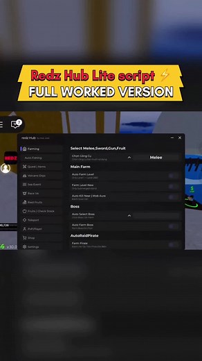 Redz Hub Script is BACK! 🔥 (2026) Blox Fruit Auto Farm More #roblox #robloxfyp #bloxfruit #bloxfruitsroblox #bloxfruits #ios #android #pc