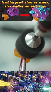 Creating panel lines on armors, plus sanding and polishing.#gundam #gunpla #bandai#entrygrade #modeling https://www.madworks.tw/ | Madworks