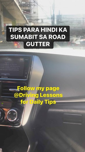 142K views · 1.2K reactions | TIPS PARA HINDI KA SUMABIT SA ROAD GUTTER | Driving Lessons | Facebook